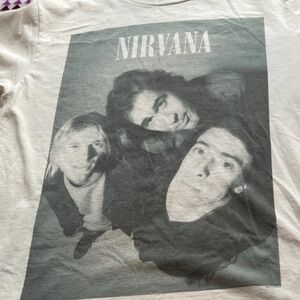 #122 Nirvana Graphic Tee - White small